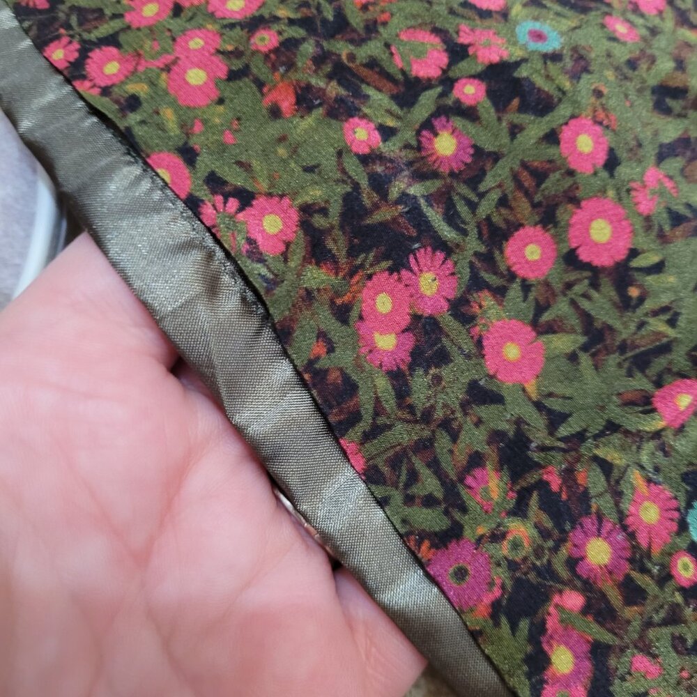 Liberty of London Floral Silk Wrap Dress - Picture 8 of 12